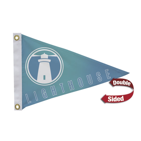 12in x 18in Polyester Pennant Double-Sided Flag
