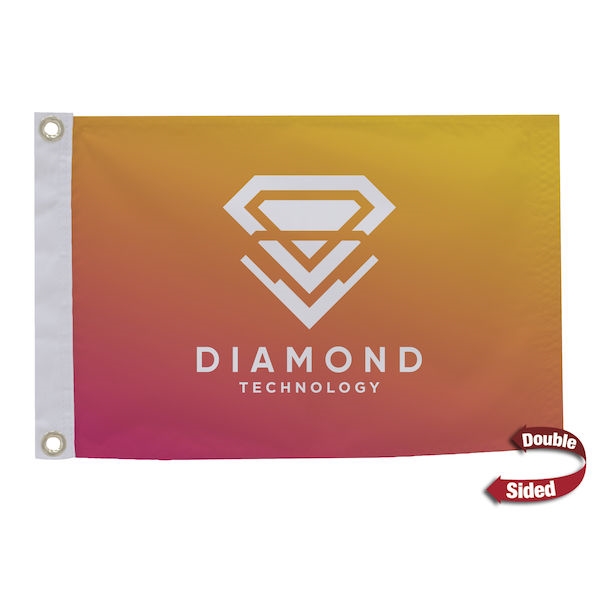 12in x 18in Polyester Standard Double-Sided Flag