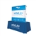 6ft Splash Straight Tabletop with Face Graphic Kit has a light weight, heavy duty frame that holds a fabric graphic mural. It sets up in seconds and can be packed away just as quickly. The next generation in large graphic trade show presentation.