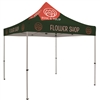 10ft x 10ft Premium Aluminum Tent with Full Dye-Sub Printed Canopy