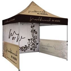 10ft x 10ft Premium Aluminum Tent Kit with Full & Half Walls