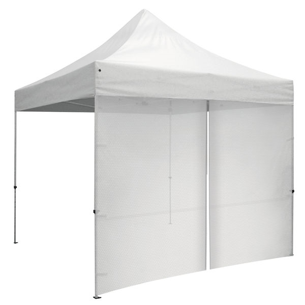 Outdoor 10ft Tents offer heavy duty commercial-grade popup frames designed for professional use. Canopies can customized with full color printing to display your company branding. Showcase your business name with our outdoor event tents.
