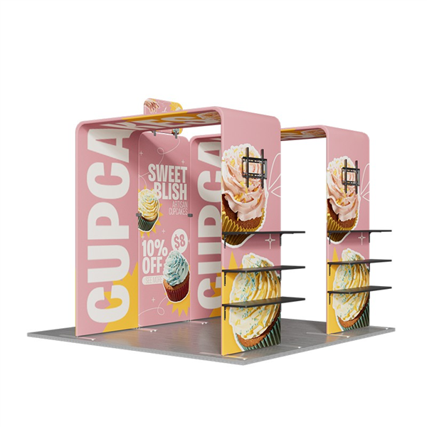 10ft x 10ft Trade Show Booth Kit C1 | Single-Sided Kit
