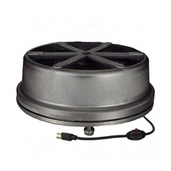 IR-300 Rotator Display Turntable have been designed with reliability, stability and ruggedness in mind. The sizable 14-inch (35.56 cm) top rotates on precision nylon tapered roller wheels.