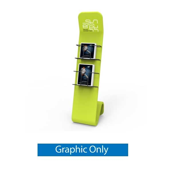 Esy S-Shaped Literature Rack 60in | Graphic Only