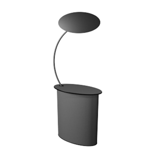 SOLO Curvo Trade Show Demo Station Counter will serve perfectly as the base of your trade show or retail display. Use this SOLO Connector Curvo No Shelves Kit as a trade show display counter or desk area indoors or outdoors.