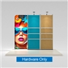 9ft x 8ft WaveLight Merchandiser Backlit Trade Show Display Kit K52FS with Shelving | Hardware Only