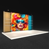 15.5ft x 8ft WaveLight Merchandiser Backlit Trade Show Display Kit K56FS with Shelving