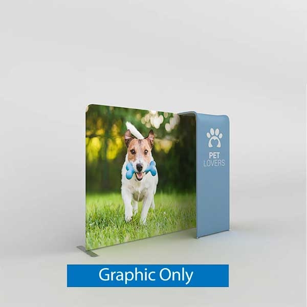Waterfall XL Kit for Waveline Displays | Small | Single-Sided Graphic Only
