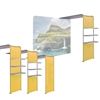 Waterfall XL w/ 79in Arch for Waveline Displays | Single-Sided