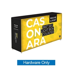 Breathe new light into your exhibit or retail space with Wavelight Casonara Light Box Counters. These backlit counters feature vibrant tension fabric graphics, illuminated from the inside out for max visibility at the trade show or convention . This 6.5ft