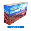 39.5in x 78.75in Igniter LightBox Trade Show Double Counter | Graphic Only