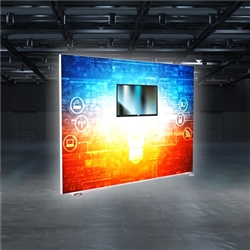 10ft x 8ft Igniter Freestanding Light Box Display |  Single-Sided Kit | TV Mount
