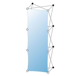 27.5in x 82.25in 3D Snap Skin K | 1x3 Flat Fabric Display | Graphic Only