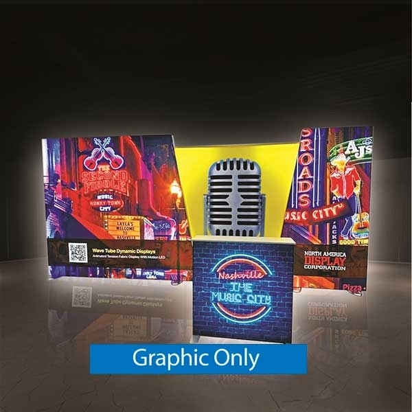 20ft x 8ft Igniter Light Box with Flow Motion Center Package | Graphic Only