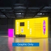 Sego8 20ft x 8ft Configuration H | Single-Sided Lightbox | Graphic Only