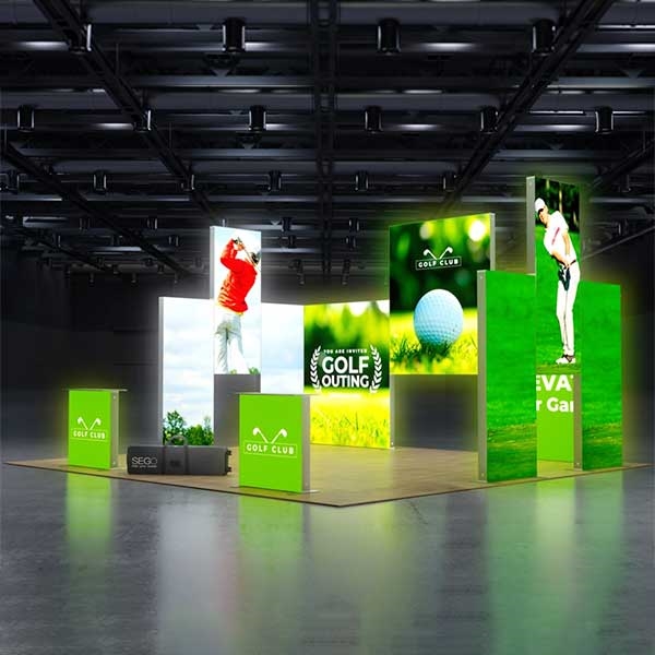 Sego8 20ft x 20ft Configuration A | Double-Sided | Lightbox