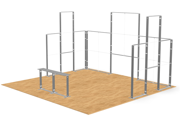 Sego8 20ft x 20ft Configuration A | Hardware Only