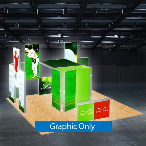 Sego8 20ft x 20ft Configuration B | Double-Sided Lightbox | Graphic Only