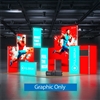 Sego8 20ft x 20ft Configuration E | Single-Sided Lightbox | Graphic Only