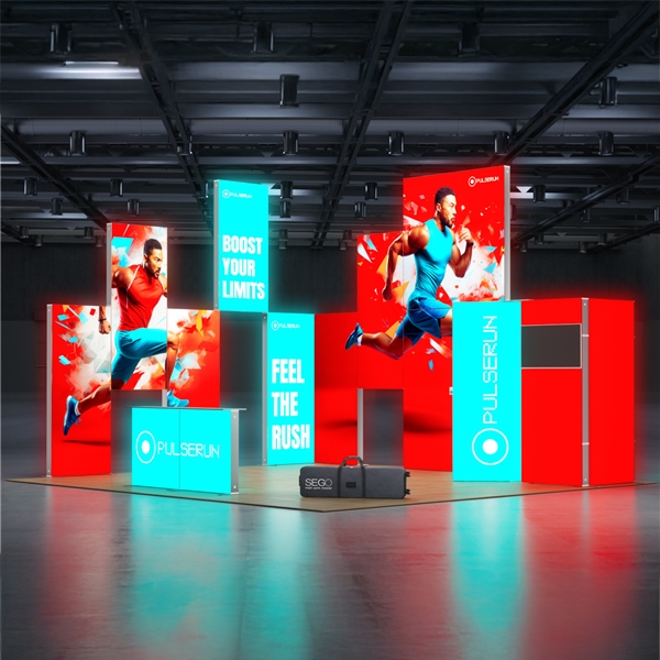 Sego8 20ft x 20ft Configuration E | Double-Sided | Lightbox
