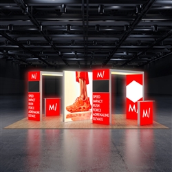 Sego8 20ft x 20ft Configuration G | Double-Sided | Lightbox