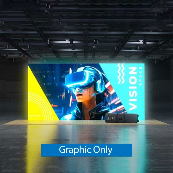 Sego8 16.5ft x 8ft Configuration A | Double-Sided Lightbox | Graphic Only