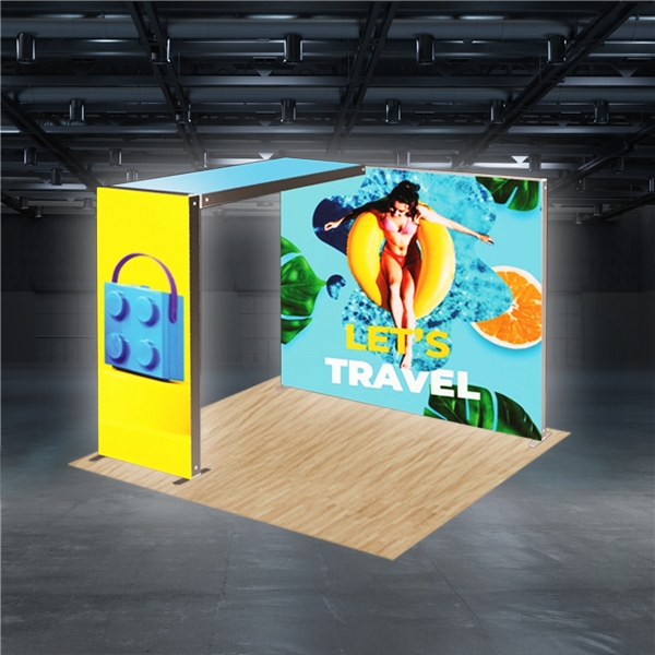 Sego8 10ft x 8ft Wall with Bridge | Double-Sided | Lightbox