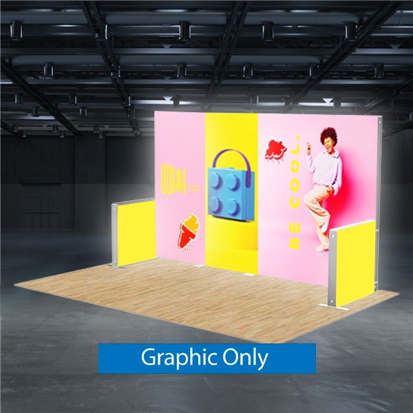 Sego8 15ft x 10ft x 8ft Configuration B | Lightbox | Double-Sided Graphic Only