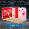 Sego8 15ft x 10ft x 8ft Configuration C | Lightbox | Double-Sided Graphic Only
