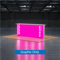 Sego8 6ft x 3ft Backlit Counter | Graphic Only