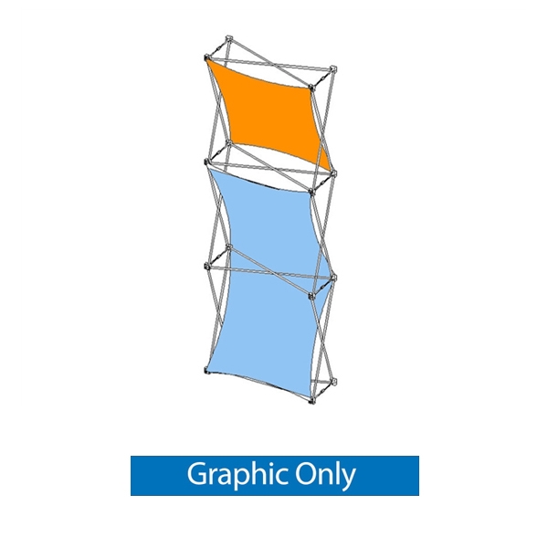 3ft (1x3) Xpressions SNAP E Trade Show Display Graphic Only. Create a stunning 3-dimensional display in a Snap! Twelve frames, two planes for integrated graphics, and infinite configurations, offer a playground to create dramatic effects.
