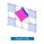 10ft (4x3) Xpressions SNAP D Trade Show Display - Replacement Graphic Only. The Xpressions series offers many of the features the exhibitors look for in a high quality display including versatility
