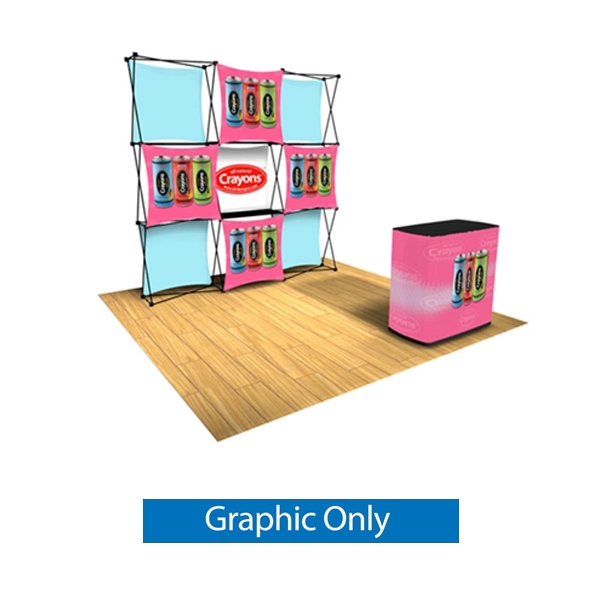 Xpressions Express the ultimate in frame-graphic technology. Create a stunning 3-dimensional display in a Snap! Twelve frames, two planes for integrated graphics, and infinite configurations, offer a playground to create dramatic effects