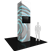 3ft x 12ft Vector Frame Modular Monitor Tower 05 | SEG Tension Fabric Graphics