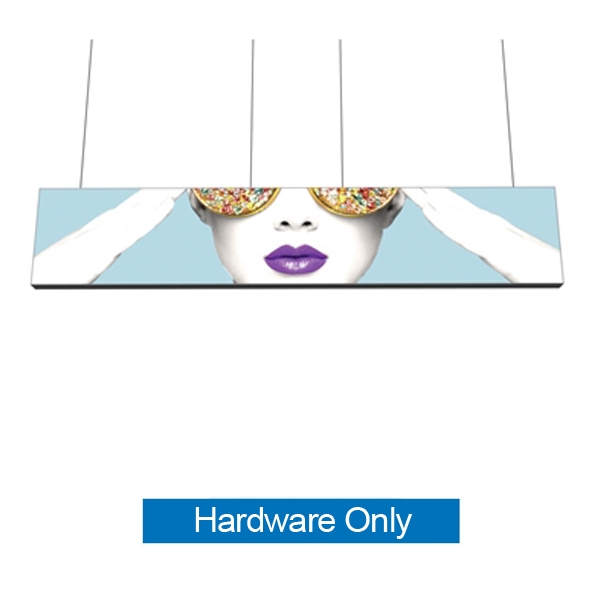 15ft x 3ft Vector Frame Hanging Light Box | Backlit Hanging Banner | Frame Hardware, Lights and Case Only