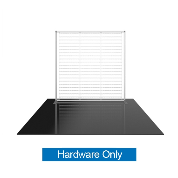 8ft x8ft Formulate Master Backlit Dynamic Display is a captivating and eye-catching exhibit that combines an aluminum tube frame with an LED light curtain and a zipper pillowcase printed fabric graphic.