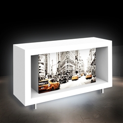 Hybrid Pro Modular Counter Backlit 02 w/ Locking Door