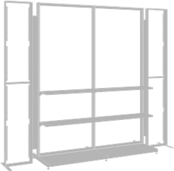 10ft x 8ft Hybrid Pro Modular Kit 35 | Hardware Only | Trade Show Displays