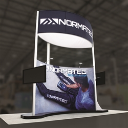 10 x 20 Custom Island Trade Show Exhibit - Display Design # 730864