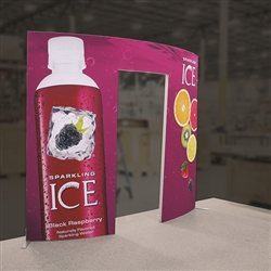 10 x 10 Custom Inline Trade Show Exhibit - Display Design # 728754