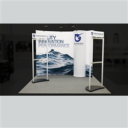 10 x 10 Custom Inline Trade Show Exhibit - Display Design # 620233