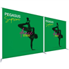 Extension kit to link two Pegasus Supreme units at the top & bottom. The super affordable 8ft x 8ft Pegasus Supreme Telescopic Stand with Vinyl Banner are one of the most universal promotional displays used throughout trade show or events.