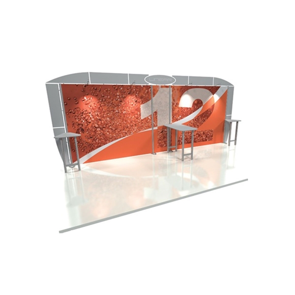 Linear 10ft x 20ft Kit 12 Trade Show Display provides the looks, style and sophistication of a custom exhibit with the ease, convenience and value that you�re looking for. The Linear range of portable exhibits is designed to ship with minimal lead time