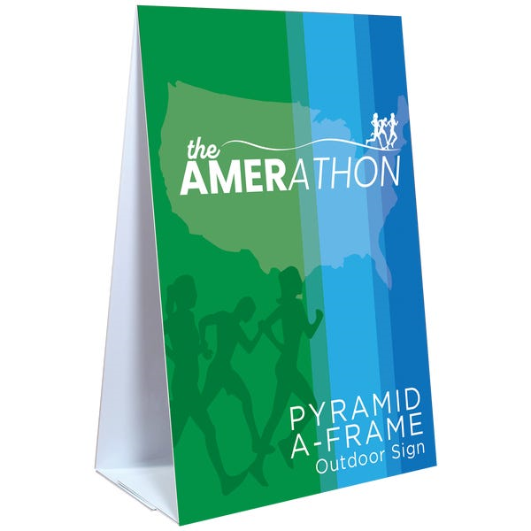 24in x 36in Pyramid A-Frame Outdoor Sign