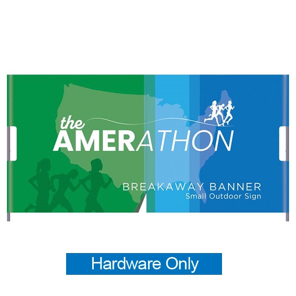 8ft x 4ft Breakaway Banner | Hardware Only