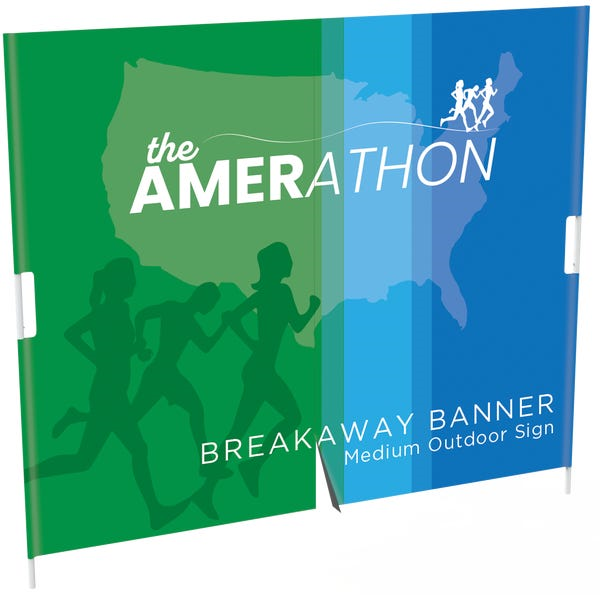 10ft x 8.5ft Breakaway Medium Banner
