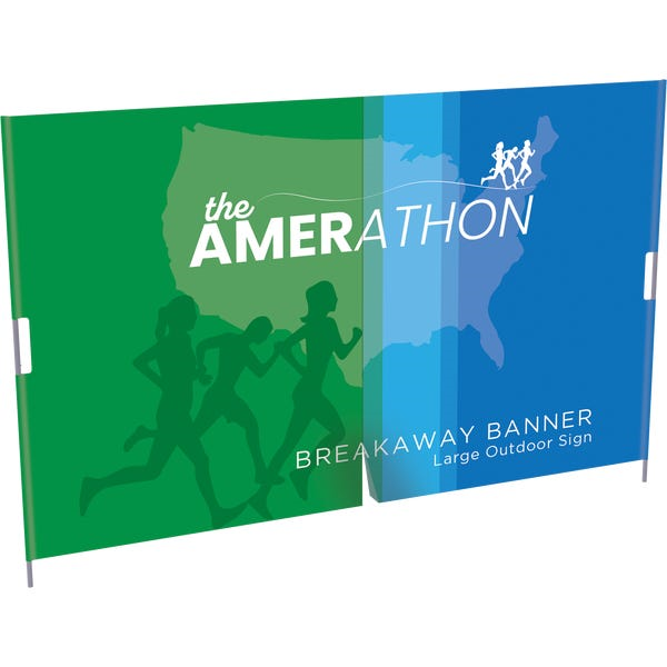 12ft x 8ft Breakaway Large Banner
