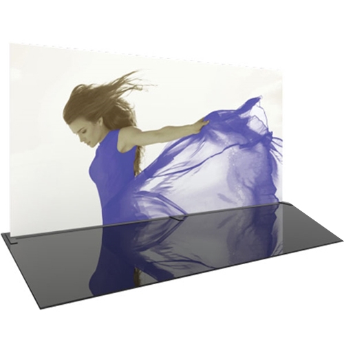20ft x 10ft Formulate Master Straight Display with Double Sided Fabric Print. This display offers graphic area to get you noticed at your trade show! Formulate Displays are available in three layouts: straight, horizontally curved, and vertica