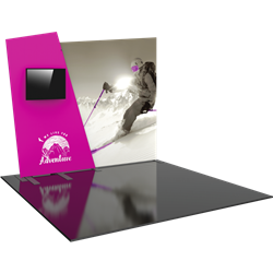 10ft Formulate Designer Series Backwall Tension Fabric Display Kit 07 offer you a quick and professional look for your trade show booth. Formulate Designer Series Backwall Displays serve as attractive and cost-effective trade show backdrops